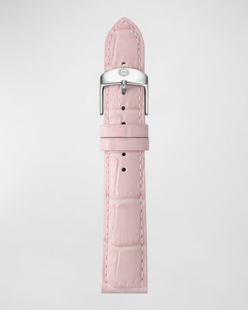 MICHELE Uhrenarmband aus Leder mit Muster 16mm 143691826