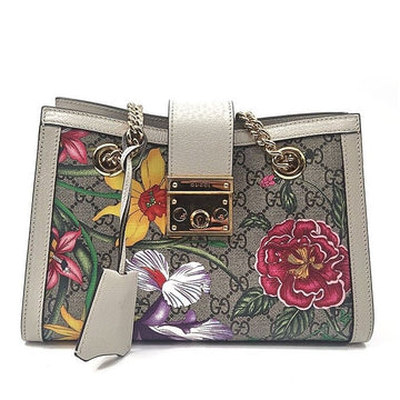 Gucci Supreme Padlock Shoulder Bag 498156 64105907