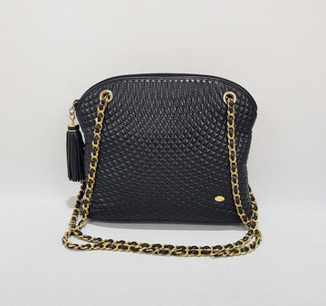 Bally Vintage Gold Chain Quilted Shoulder Bag 63190349