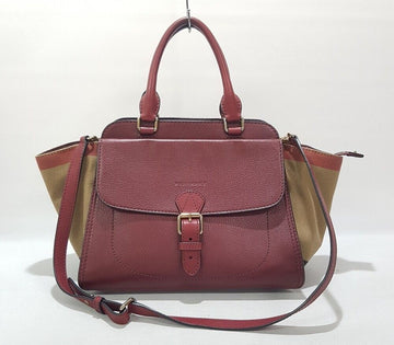 BURBERRY Hakkott Ashby Check Tote Schultertasche 65036561