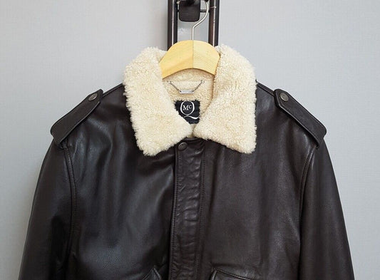 ALEXANDER MCQUEEN ウールレザージャケット 33262360