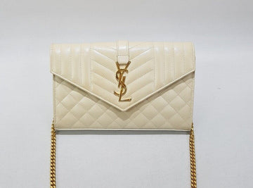 SAINT LAURENT Monogram Matelassé Ketten Schultertasche 66991121