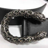 GUCCI Dionysos Kristallgürtel Schwarz 432142 70935692 [P]