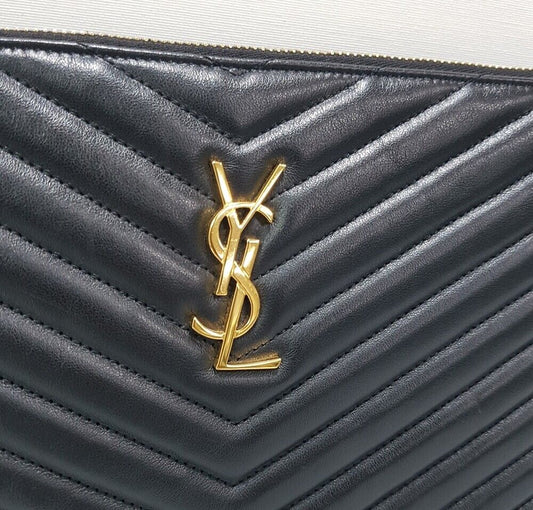 Saint Laurent Matelassé Clutch Bag New Medium 71504271