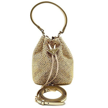 PRADA サテンミニバケットバッグ 1BE067 2262404300 72078743