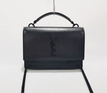 SAINT LAURENT Mini Sunset Chain Tote Crossbody Bag 533026 73316530