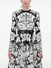 ALEXANDER MCQUEEN プリーツミディスカート ブラック 77612790 [P]