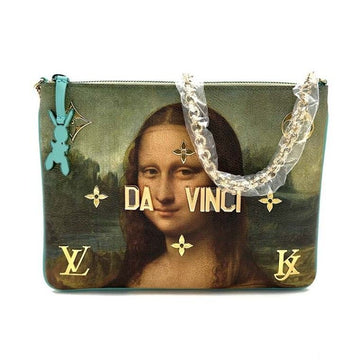 Louis Vuitton Da Vinci Mona Lisa Jeff Koons Chain Clutch 4062408240 75776544