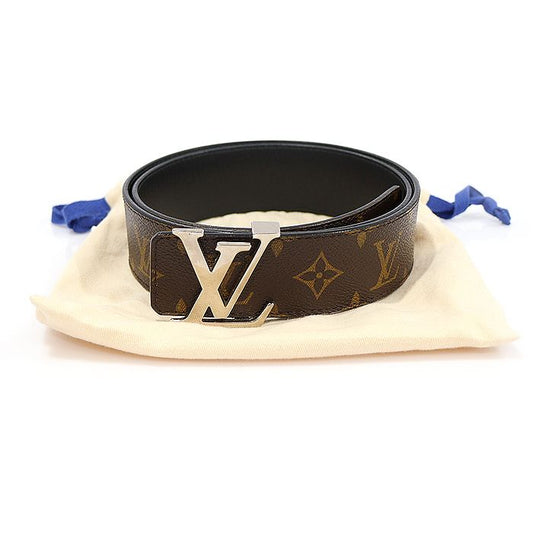 Louis Vuitton M9821V Monogram Canvas Macassar LV Initial Reversible Men's Belt 85 EP33709LV 76304727