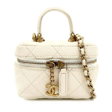 CHANEL Caviar Vanity Top Handle Mini 5272401270 79560277