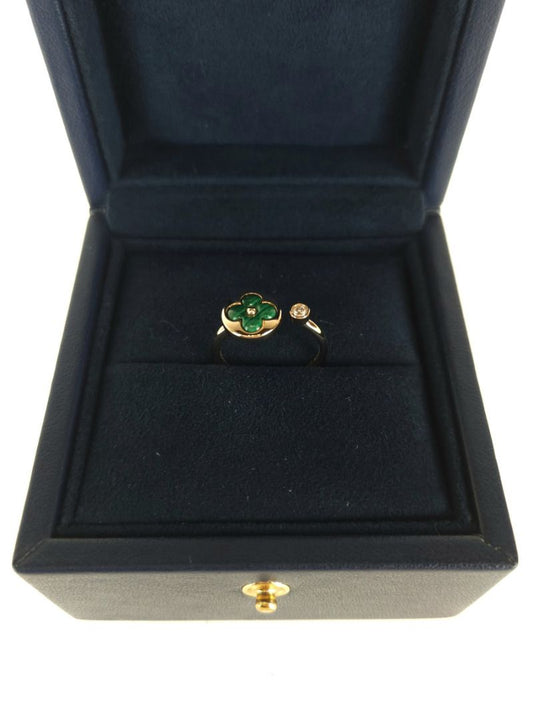 Louis Vuitton Color Blossom Malachite Diamond Mini Sun Ring 4220 56292589