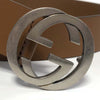 Gucci Leather Belt Interlocking 546389 BGHON 2535 82320025 [P]
