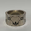 GUCCI アディダス コラボ シルバーリング 新品 702764 702766 702768 81192926 [P]