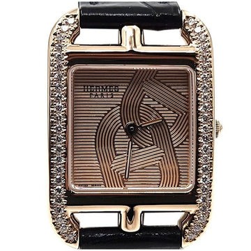 Hermes Cape Cod Diamond Gold Watch (cc1.371) 61524033 86816111