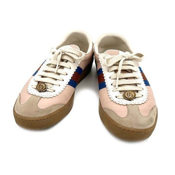 Gucci Butter Leather Web Sneakers (525289) 627240530 91625683