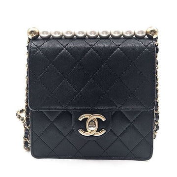 CHANEL パールフラップクロスバッグ (AS0584) 70624073 92546742