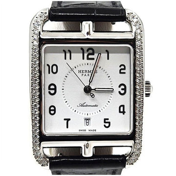 Hermes Cape Cod Steel Diamond Watch Large (cc1.730) 70824013 96039625