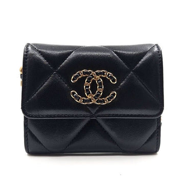 CHANEL Lammleder 19 Kettenmünzbörse 72224033 96330962