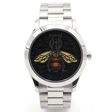 GUCCI Zeitloser Bienen 38MM Quarz Stahl Herren Uhr 1264067 152888648