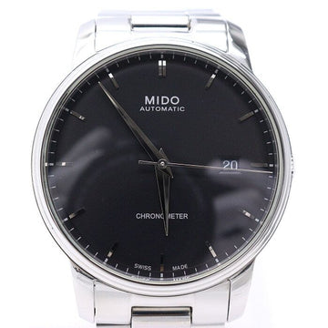 MIDO バロンチェリ ブラック ダイヤル 39MM オートマチック スチール メンズ ウォッチ 0120 152888585