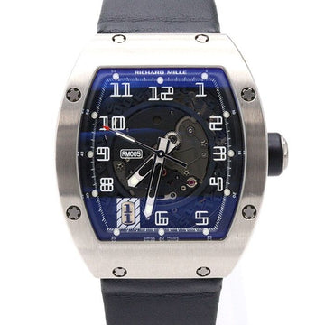Richard Mille Limited Edition RM005 Leather Band Men's Watch 18K White Gold 152888593