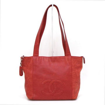 CHANEL Vintage Rot Caviar Timeless CC Tote- und Schultertasche 468 152893291
