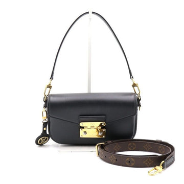 Louis Vuitton Black Monogram Strap Swing Shoulder Bag and Crossbody Bag M20393 152893295