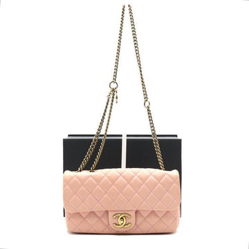 CHANEL Zip Pocket Crown Flap Vintage Chain Shoulder Bag A67488 152893692