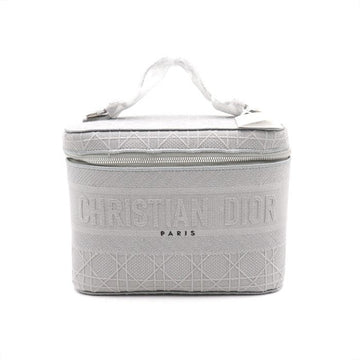 Dior Light Gray Cannage Travel Vanity Case Tote Bag aa39682 152893858