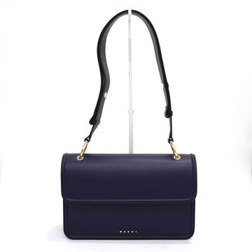MARNI ネイビー ニュー ビート アコーディオン ショルダーバッグ AA38752 152893894