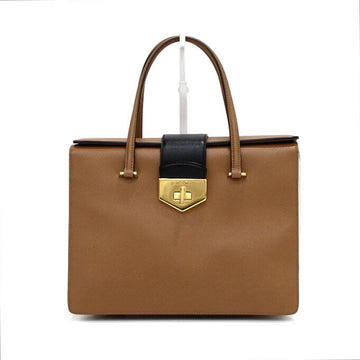 PRADA Saffiano Turnlock Box Tote Bag B2725C 152894165
