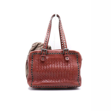 BOTTEGA VENETA ブラウン インテチャト パフォ トリミング レディース トートバッグ兼ショルダーバッグ 232516 152894623