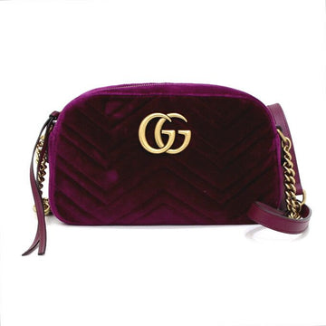 GUCCI Klein Matelassé Schultertasche mit goldfarbenem Kettenträger aa36318 152893971