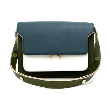 MARNI サフィアーノレザー TRUNK トランク ミディアム ショルダーバッグ aa36322 152893669