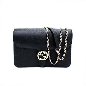 GUCCI Interlocking Klappe Goldkette Schultertasche 510303 152894025