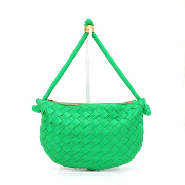 BOTTEGA VENETA Rindsleder Intrecciato Grün Kleine Pouch Tote Bag 701023 152894116