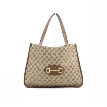 GUCCI 1955 Horseshoe Canvas Tote Bag und Shoulder Bag 623694 152894066