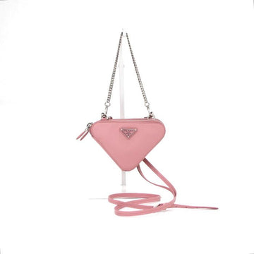 Prada Saffiano Leather Mini Pedal Pink Women's Pouch and Crossbody AA31817 152894059