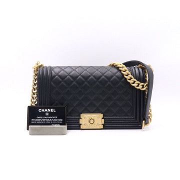 CHANEL Boy Caviar Medium Flap Schultertasche A67086 152894693