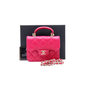 CHANEL フラップミニWOCカードケースハンドル付きミニバッグAP2200 152894139