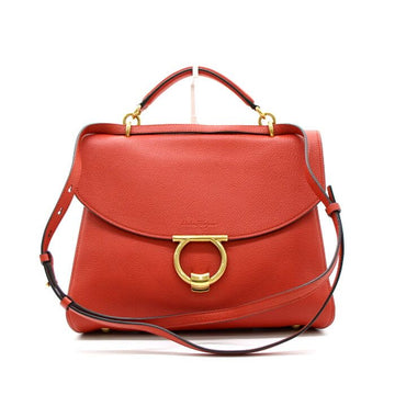 SALVATORE FERRAGAMO 21 H320 Gold-Gancio Top Handle MARGOT Große Tote- und Schultertasche aa31675 152894698