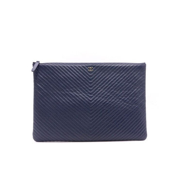 CHANEL Schwarzer Beauty Clutch Bag mit Silber Komponenten A69251 152894356