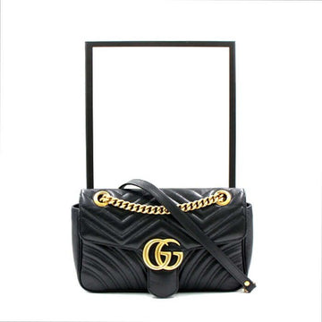 GUCCI Matelassé Chevron Schultertasche mit goldener Kette aa29375 152894674