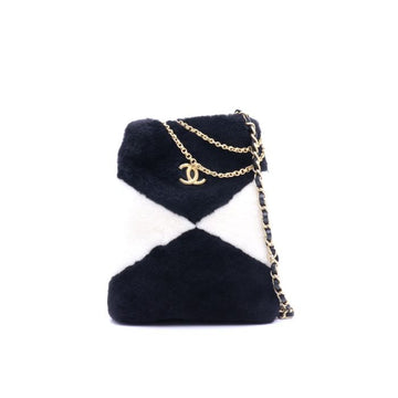 CHANEL シアリングラムスキン スモールショッパーチェーン トートバッグ兼ショルダーバッグ クロスバッグ 2122シーズン 21847 152894364