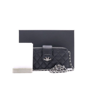 CHANEL 31 Rue Cambon ダブルジッパー 2WAY WOC シルバーチェーン クロスバック A84427 152894586
