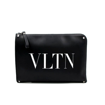 VALENTINO カーフレザーVLTNドキュメントケースクラッチバッグ aa25125 152894642