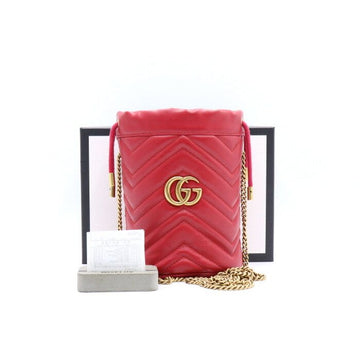 Gucci Mini Bucket Bag with Gold Chain Crossbody aa24170 152894634