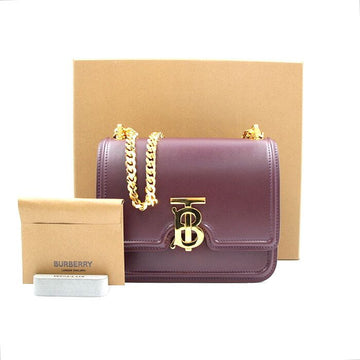 Burberry TB Leather Small Shoulder Bag with Gold Chain 8049025 152894713