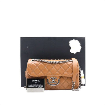 CHANEL SHIVA FLAP シバフラップ カーフスキン タッセルジップ シルバーチェーン ショルダーバッグ兼クロスボディバッグ A67824 152894951