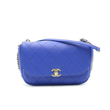 CHANEL スモール ゴールド CC デイ フラップ チェーン ショルダーバッグ クロスバッグ AS0138 152894666
